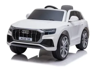 Audi Q8 hvid elbil til børn