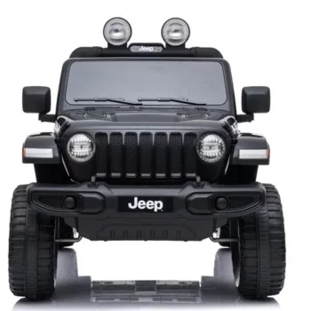 Jeep Wrangler rubicon sort elbil til børn