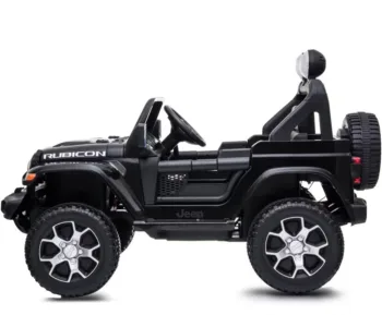 Jeep Wrangler rubicon sort elbil til børn