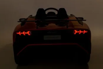 El-bil til børn - Lamborghini orange