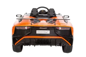 El-bil til børn - Lamborghini orange