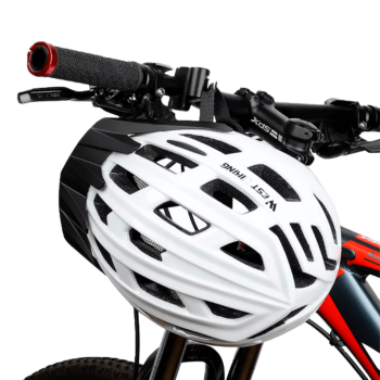 Hjelmlås holder cykelhjelm fast