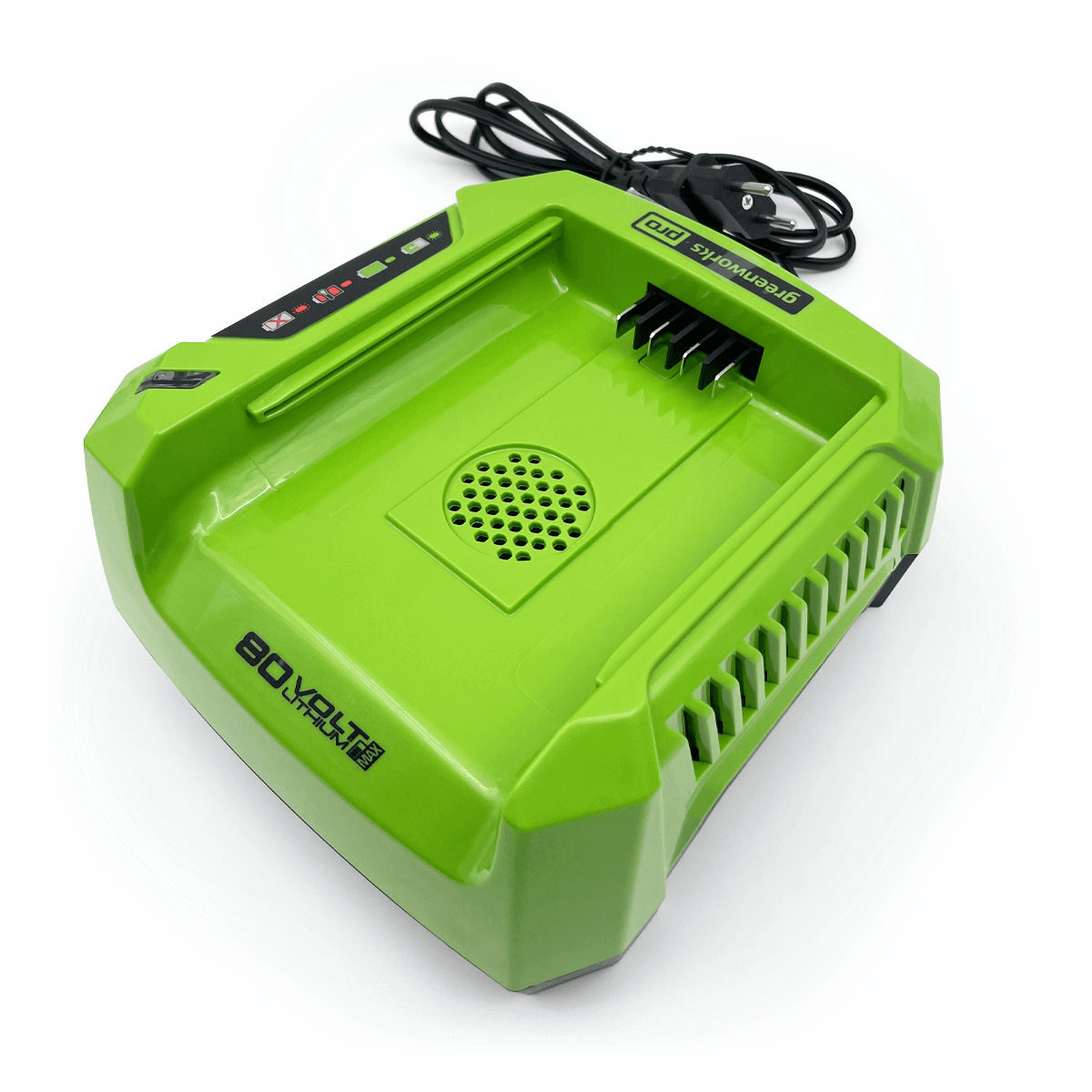 Greenworks oplader til 80V batterier (Passer til Stiga 80V)