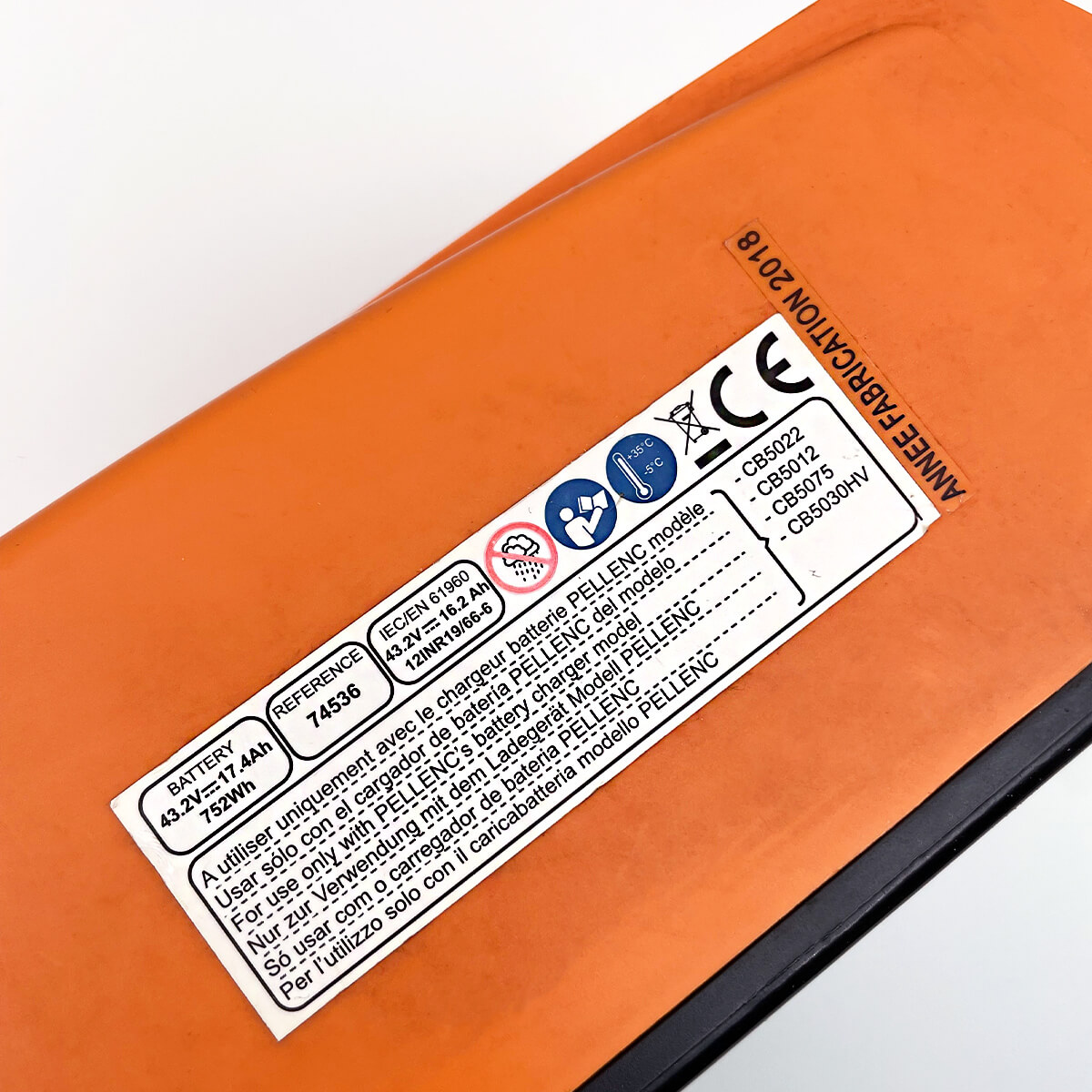 Pellenc batteri Ultra Lithium Battery 700 (43,2V) | Ikke renoverbar - Billede 3