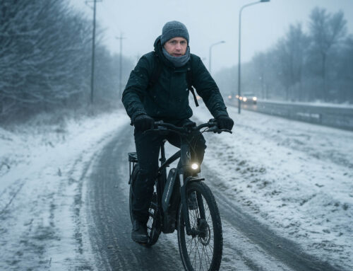 Skal man cykle på sin elcykel i frostvejr?